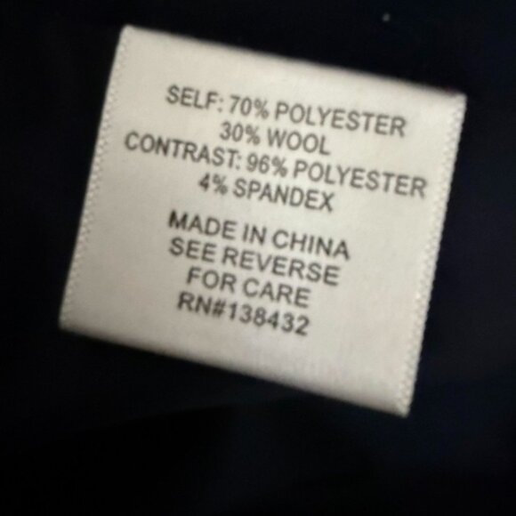 Modcloth Women's Ladylike Lately Collared Coat SZ L Plaid Black White Cozycore - Picture 4 of 7